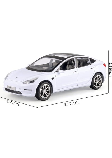 Oyuncak Arabalar Model 3 1/24 Çinko Alaşımlı Döküm Metal Model Araba, Işıklı ve Müzikli Geri Çekilebilir Oyuncak Modeli, 3 Yaş ve Üzeri Çocuklar Için Hediye Olarak Uygun (Beyaz) (Yurt Dışından) fiyatları