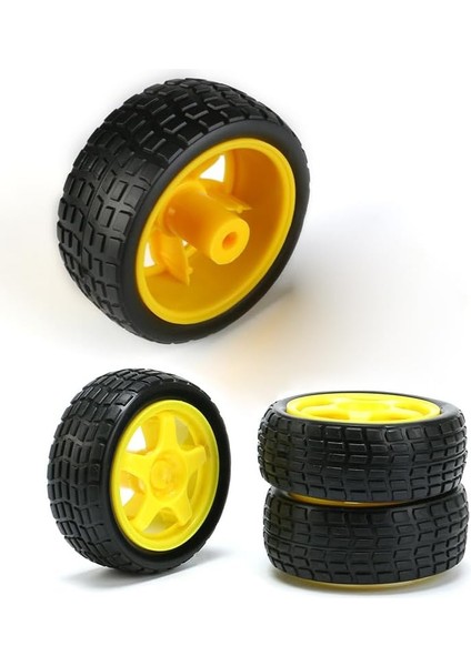 8 Paket Tt Motor Tekerlekleri Yedek Akıllı Araba Robot Tekerlek Lastikleri 1:48 Model Dişli Şanzıman Için Yedek Parça Rc Şasi Arduino Dıy Kiti Uzaktan Kumanda Arabalar Lastik Lasti (Yurt Dışından) fırsatları
