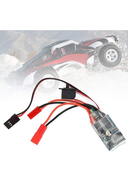 Taşınabilir 30A 4-8 V Esc 2 Yollu Rc Fırçalı Motor Hız Kontrol Cihazı Çift Yönlü Akım Kontrol Fırçası Esc 1/16 1/18 1/24 Araba Tekne (Yurt Dışından)