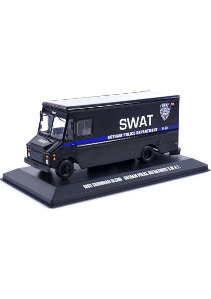 1993 Grumman Olson Van Black Gotham Polis Departmanı Swat 1/43 Pres Döküm Model Araba, 86355 (Yurt Dışından)