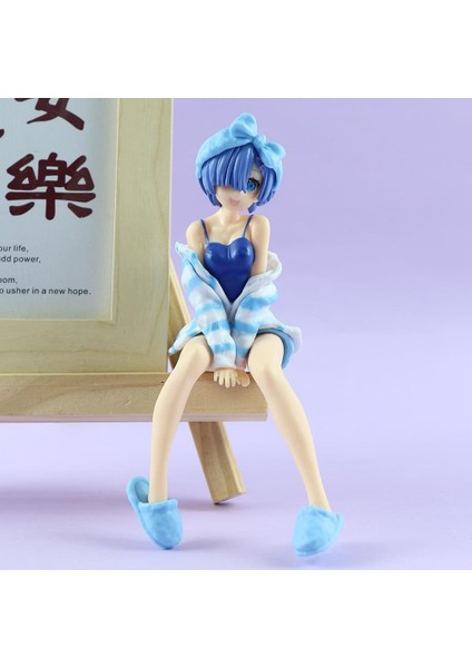Re:zero: Başka Bir Dünyada Yeni Bir Hayata Başlamak: Leimu Dianna Doğum Günü Dekorasyon Modeli Doğum Günü Hediyesi (Mavi Reem) (Yurt Dışından)