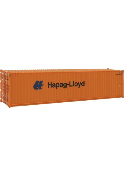 Scenemaster Ho Ölçekli Hapag Lloyd Modeli (Turuncu, Mavi) 40' Hi Cube Oluklu Yan KONTEYNER,949-8254 (Yurt Dışından)