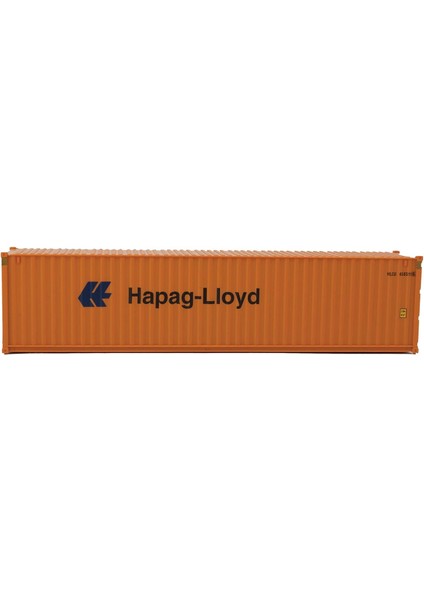 Scenemaster Ho Ölçekli Hapag Lloyd Modeli (Turuncu, Mavi) 40' Hi Cube Oluklu Yan KONTEYNER,949-8254 (Yurt Dışından)