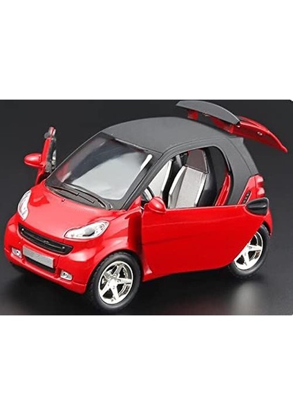 Geri Çekin Araba Pres Döküm Model Araç Koleksiyon Oyuncak Ölçeği 1/32 Smart Fortwo Için (Yurt Dışından)