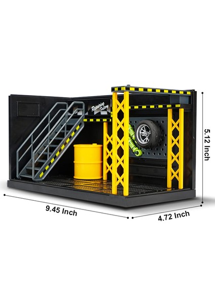 Vitrin Dıy Simülasyon Senaryosu LED Işık ile Döküm Modeli, Motosiklet Oyuncak Araba Oyuncaklar Koleksiyon Için Garaj Sahne Modeli Birleştirin (9X4X5 Inç) (Yurt Dışından) fiyatları