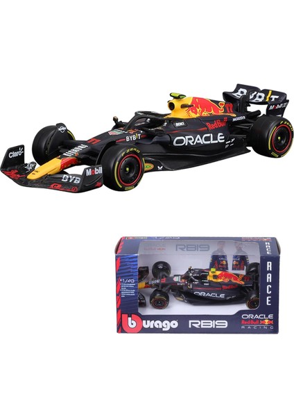 Bburago 1:43 2023 F1 Red Bull RB19 No. #11 Perez Ferrari Mercedes Formula Yarışı Alaşım Araba Döküm Modeli (RB19 No.#11) (Yurt Dışından)