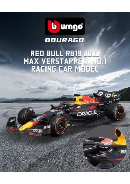 Bburago 1:43 2023 F1 Red Bull RB19 No. #11 Perez Ferrari Mercedes Formula Yarışı Alaşım Araba Döküm Modeli (RB19 No.#11) (Yurt Dışından)
