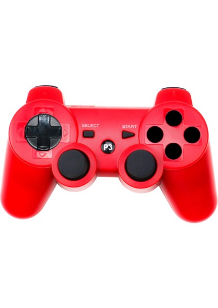 Ps3 Kablosuz Kumanda, Profesyonel Ps3 Oyun Kumandası, Çift Titreşimli Dokunmatik Panel Joypad, Bluetooth Oyun Kumandaları Kırmızı (Yurt Dışından)