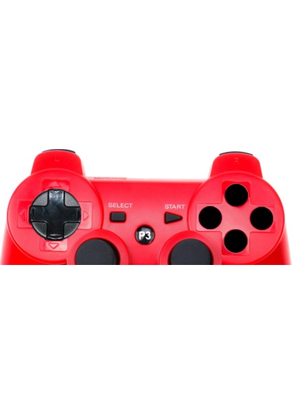 Ps3 Kablosuz Kumanda, Profesyonel Ps3 Oyun Kumandası, Çift Titreşimli Dokunmatik Panel Joypad, Bluetooth Oyun Kumandaları Kırmızı (Yurt Dışından)