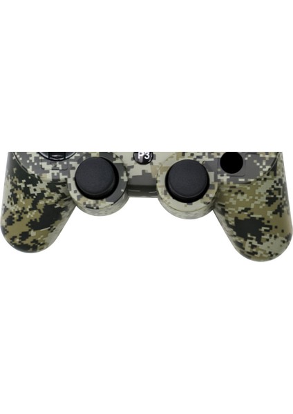 Ps3 Kablosuz Kumanda, Profesyonel Ps3 Gamepad, Çift Titreşimli Dokunmatik Panel Joypad, Bluetooth Oyun Kumandaları Kamuflaj (Yurt Dışından)