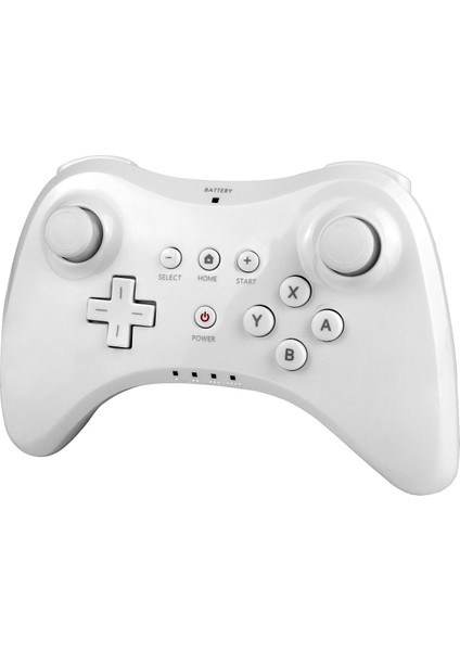 Wii U Denetleyici, USB Şarj Kablosu ile Wii U Pro Denetleyicisi Için Şarj Edilebilir Bluetooth Çift Analog Denetleyici Gamepad (Yurt Dışından)