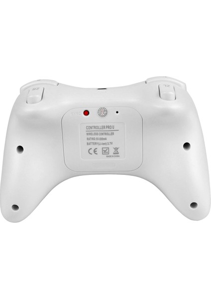 Wii U Denetleyici, USB Şarj Kablosu ile Wii U Pro Denetleyicisi Için Şarj Edilebilir Bluetooth Çift Analog Denetleyici Gamepad (Yurt Dışından)