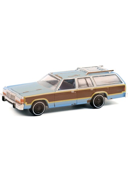 1979 Ford Ltd Country Squire Açık Mavi, Woodgrain Kenarlı (Yıpranmış) Terminatör 2: Kıyamet Günü 1991 Film 1/64 Döküm Model By 44920 C (Yurt Dışından) fiyatları