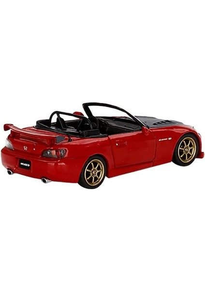 S2000 (Ap2) Mugen Convertible Yeni Formül Kırmızı W/carbon Hood Ltd Ed To 3600 Adet Dünya Çapında 1/64 Pres Döküm Model Araba, Gerçek Ölçekli Minyatürler MGT00367 (Yurt Dışından)