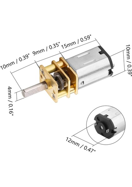 Mini Dişli Motor Dc 6 V 70 Rpm Mikro Dişli Motor, Rc Araba Için Hız Azaltma Motoru GA12-N20, Robot Modeli, Dıy Motor Oyuncaklar (Yurt Dışından)