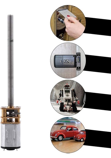 Dc 6 V 100 Rpm N20 Hız Azaltma Dişli Motor M4X100MM Kurşun Vida Dişli Mil Dıy Elektrikli Oyuncaklar Için Küçük Arabalar Robotlar Modeli 1 Adet (Yurt Dışından)