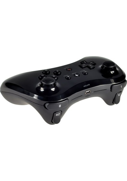 Wii U Denetleyici, USB Şarj Kablosu ile Wii U Pro Denetleyicisi Için Şarj Edilebilir Bluetooth Çift Analog Denetleyici Gamepad (Yurt Dışından)