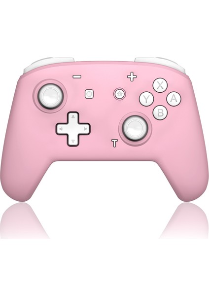 Nintendo Switch/switch Lite Için Pro Denetleyici Anahtarı, Hareket Titreşimi Turbo Hız Fonksiyonu ve Gyro Ekseni ile Kablosuz Gamepad Joystick (Pembe) (Yurt Dışından)