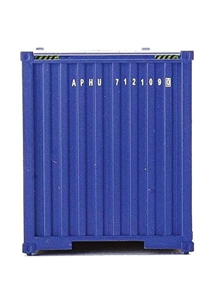 Scenemaster Ho Ölçekli Amerikan Başkan Hatları Apl Modeli (Mavi, Beyaz) 40' Hi Cube Oluklu Yan KONTEYNER,949-8259 (Yurt Dışından)