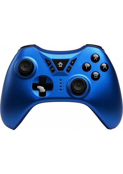 Pc Kontrolörü Kablosuz, 2.4g Uzaktan Kumandalı Kablosuz Oyun Kumandası Titreşim Gamepad Joypad Uzaktan Kumandalı Joystick Switch Ps3 Android Tv Pc ile Uyumlu Çelik Mavisi (Yurt Dışından)