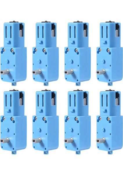 Tt Dişli Motor 1: 90 Mini Dc 6 V Dişli Tt Motor Metal Dişlilerle Robot Akıllı Araba Için Dıy Rc Oyuncaklar Elektrik Motor Şanzıman (8 Adet 1: 90 Tt Motor Mavi) (Yurt Dışından)