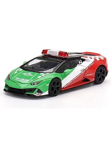 Gerçek Ölçekli Minyatür Model Araba Için Uyumlu Lamborghini Huracán Evo Bologna Havaalanı 2020 Beni Takip Et Araba 1/64 Pres Döküm Model Araba MGT00193 (Yurt Dışından)