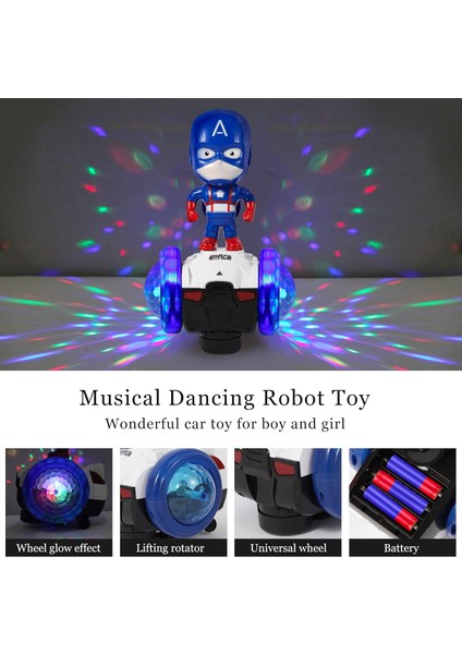 Dans Eden Robot Örümcek Oyuncaklar Interaktif Müzikal Süper Kaptan Araba Oyuncak Yanıp Sönen Işıklar Çocuk Günü Için Akıllı Interaktif Eğitim Robotu Doğum Günü Hediyesi Erkek Kız Y (Yurt Dışından) modelleri