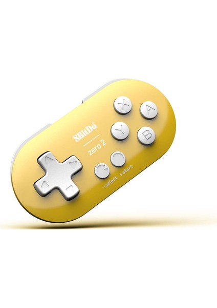 Switch, Windows, Android, Macos ve Raspberry Pi Için Zero 2 Bluetooth Gamepad Anahtarlık Boyutlu Mini Denetleyici (Yellow Edition) (Yurt Dışından)