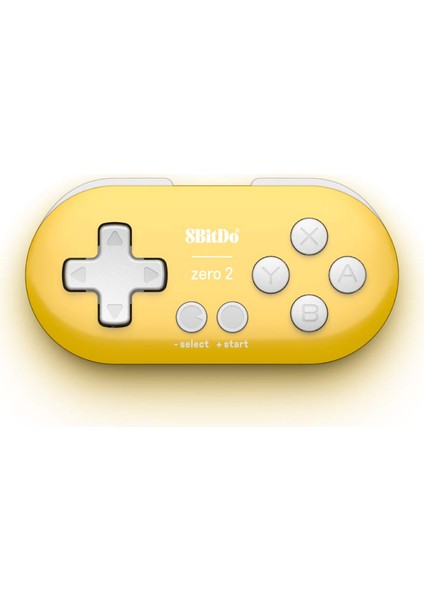 Switch, Windows, Android, Macos ve Raspberry Pi Için Zero 2 Bluetooth Gamepad Anahtarlık Boyutlu Mini Denetleyici (Yellow Edition) (Yurt Dışından)