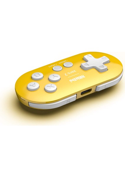 Switch, Windows, Android, Macos ve Raspberry Pi Için Zero 2 Bluetooth Gamepad Anahtarlık Boyutlu Mini Denetleyici (Yellow Edition) (Yurt Dışından)