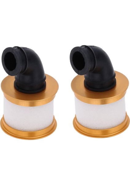 Alüminyum Açık Hava Filtresi Sünger 1/10 Rc Hobi Modeli Nitro Araba Buggy Kamyon Yükseltilmiş Hop-Up Parçaları Hsp Eksenel Yükseltilmiş Parça 2 Adet/takım (Altın) (Yurt Dışından)