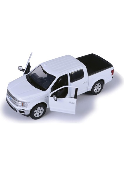 2019 Ford F-150 Lariat Crew Cab Kamyonet, Beyaz 79363WH - 1/27 Ölçekli Döküm Model Oyuncak Araba, Unisex-Çocuk (Yurt Dışından) modelleri