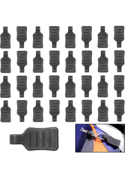 50 Adet Rc Kauçuk Çekme Tırnakları Rc Araba Vücut Klipleri Için 1/24 1/18 Ölçekli Modellerle Uyumlu (Fit 0.7mm 1.0mm Çubuk) (Yurt Dışından)