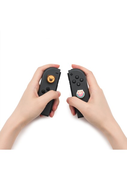 Dotpet Switch Rocker Cover Watermelon Cat Mousse Bear Joycon Button Cap Ns Rocker Cap Silicone Protective Cover (Yurt Dışından) fırsatları
