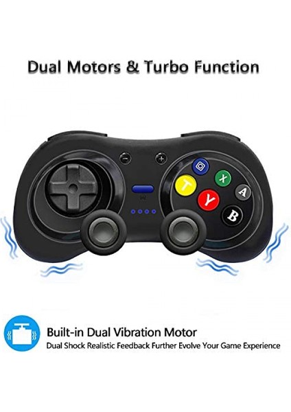 Kablosuz Bluetooth Gamepad Ns Switch Pro Denetleyici Ns-Switch Pro Oyun Joystick Ns Anahtar Konsolu Mac Pc Için (Yurt Dışından)