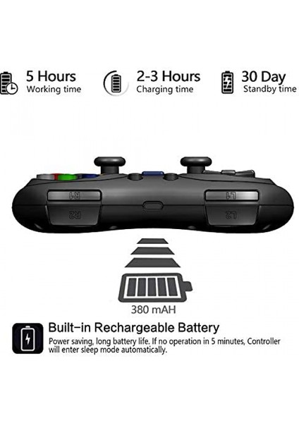 Kablosuz Bluetooth Gamepad Ns Switch Pro Denetleyici Ns-Switch Pro Oyun Joystick Ns Anahtar Konsolu Mac Pc Için (Yurt Dışından)