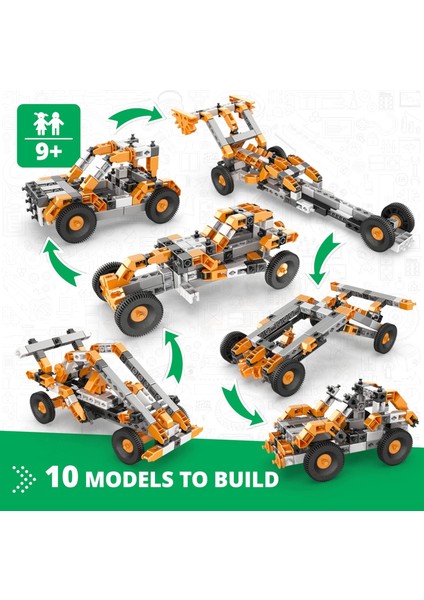 Stem Oyuncakları, Makine Teknolojisi - Arabalar Nasıl Çalışır, 9+ Çocuklar Için Inşaat Oyuncakları, Eğitici Oyuncaklar, Erkek ve Kız Çocuklara Hediyeler (10 Model Seçeneği) (Yurt Dışından)