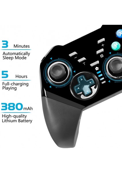 Wireless Switch Pro Controller,wireless Controller Bluetooth Gamepad Joypad Pro Controller Remote Joystick With Motion Controls For Switch Console (Yurt Dışından)