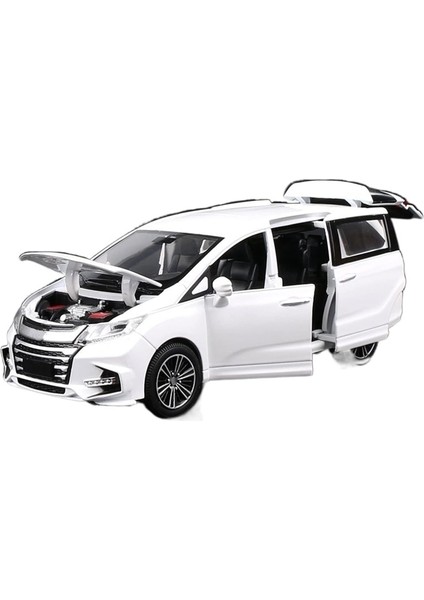 Araba Pres Döküm Model Araba Modeli Alaşım Araba Döküm Oyuncak Araba Model Araba Geri Çekin Çocuk Oyuncak Hediye Koleksiyon 1/32 Honda Için Odyssey (Renk: Beyaz) (Yurt Dışından)