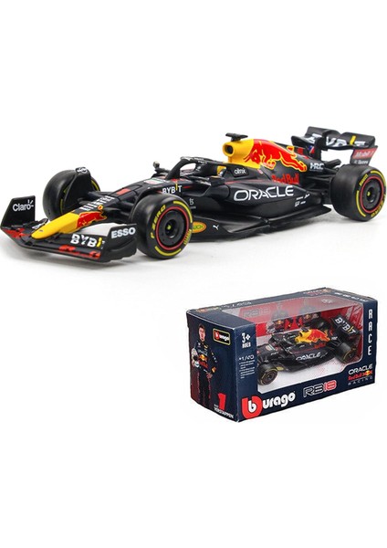 Bburago 1:43 Yeni 2022 F1 Red Bull Racing RB18 1 # Verstappen 11 # Perez Özel Boya Formula Bir Alaşım Süper Oyuncak Araba Modeli (RB18 #1) (Yurt Dışından)