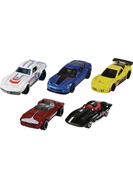 Hot Wheels 5'li 1:64 Ölçekli Araç Paketi, Koleksiyoncular ve 3 Yaş ve Üzeri Çocuklar Için Hediye, 0,086, Renkler Farklılık Gösterebilir. (Yurt Dışından)