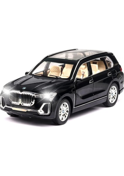 1/24 Bmw X7 Suv Model Araba Oyuncak Döküm Oyuncak Arabalar, Çinko Alaşımı Ses ve Işık ile Geri Çekin Oyuncak Araba Çocuklar Için Erkek Kız Hediyesi, Doğum Günü Hediyeleri, Koleksiy (Yurt Dışından)