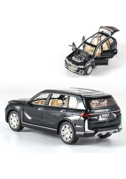 1/24 Bmw X7 Suv Model Araba Oyuncak Döküm Oyuncak Arabalar, Çinko Alaşımı Ses ve Işık ile Geri Çekin Oyuncak Araba Çocuklar Için Erkek Kız Hediyesi, Doğum Günü Hediyeleri, Koleksiy (Yurt Dışından)