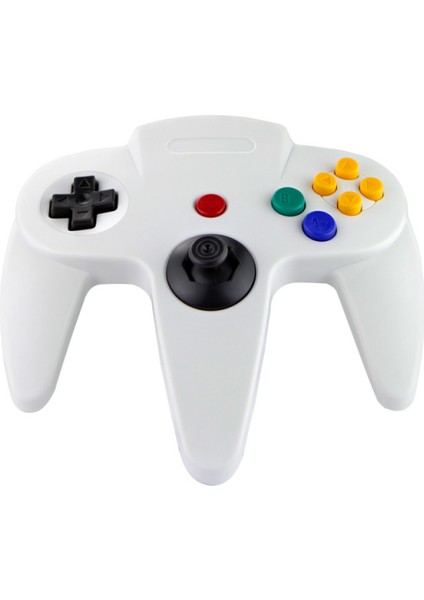 N64 Oyunları Için Retro USB Denetleyicisi, N64 Klasik USB Denetleyicisi Gamepad Joystick, N64 Sistemi Için Oyun Denetleyicisi Raspberry Pi/windows/mac/linux-Beyaz (Yurt Dışından)