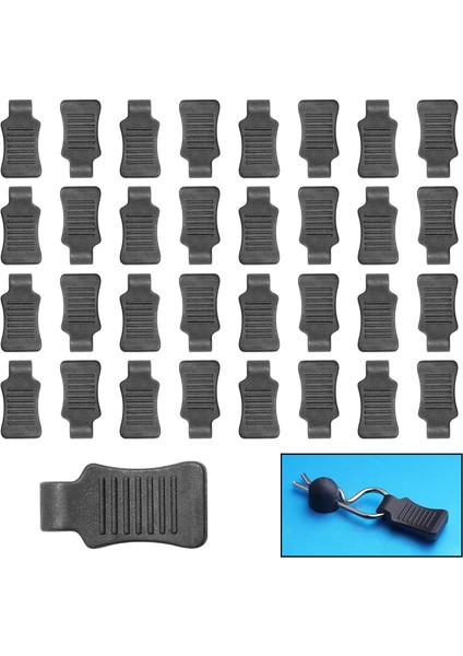 50 Adet Rc Kauçuk Çekme Tırnakları 1/12 1/10 1/8 1/5 Rc Araba Vücut Klipleri Ölçekli Modeller (Fit 1.2mm 1.4mm 1.5mm Çubuk) (Yurt Dışından)