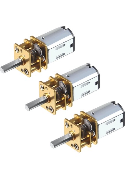 Adet Dc 3 V 30 Rpm N20 Yüksek Tork Hız Azaltma Motoru 3mm Mil Mini Metal Dişli Dişli Motor Metal Şanzıman ile Mikro Motor Dıy Rc Oyuncaklar Için (Yurt Dışından)