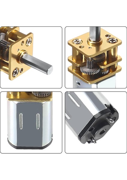 Adet Dc 3 V 30 Rpm N20 Yüksek Tork Hız Azaltma Motoru 3mm Mil Mini Metal Dişli Dişli Motor Metal Şanzıman ile Mikro Motor Dıy Rc Oyuncaklar Için (Yurt Dışından)