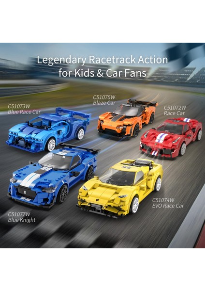 Rc Yarışı Yapı Oyuncak - Uygulama ve Uzaktan Kumanda 289 Adet Evo Spor Araba Yapı Tuğla Seti 6 7 8 9 10+ Yaşındaki Erkek Çocuk Için Doğum Günü Hediyeleri, Stem Model Araba Yapı Taş (Yurt Dışından)