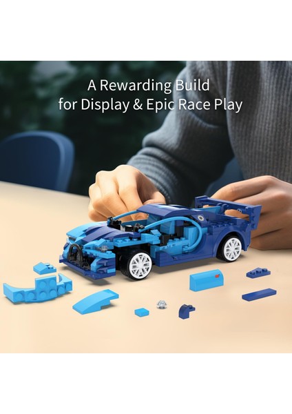 Stem 8-12 Yaş Erkek Kız Çocuklar Için Eğitici Yapı Oyuncakları, Uzaktan Kumandalı Araba Yapım Setleri, 2'si 1 Arada Programlanabilir Rc Yarış Arabaları Inşaat Blokları Seti, 6+ Yaş (Yurt Dışından)