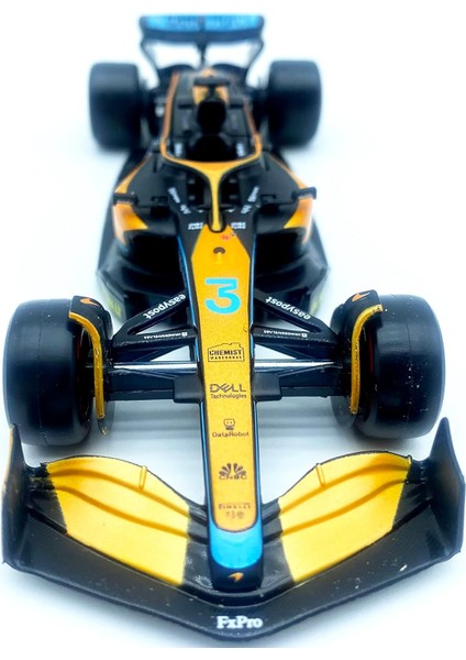 Bburago 1:43 2022 F1MCLAREN MCL36 #3 Daniel Ricciardo 1/43 MCL36 #3 Formula 1 Döküm Alaşım Lüks Koleksiyon Oyuncak Araba Modeli (Standart MCL36 #3) (Yurt Dışından)